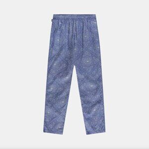 POCKIES@ - Cozy & Soft Blue Paisley Pyjama Pants -UNISEX- NWT